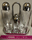 Alessi 5070 Condiment Set Vinegar, Oil, Salt & Pepper Stainless Steel. — photo 8