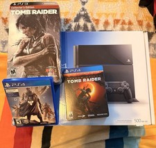 Sony PlayStation 4 500GB Black Console with games. Please read description.