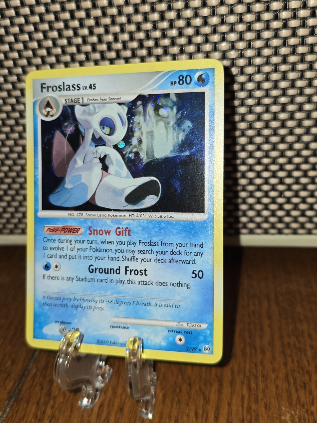 Pokémon TCG Froslass 2/99 Platinum Arceus Holo Rare NM/LP