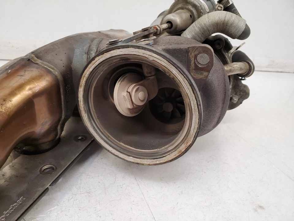 ✅ Cargador turbo 14-16 OEM BMW F22 F30 F32 F36 F10 X5 X6 con colector N55 EWG 123k Foto 2 de 4