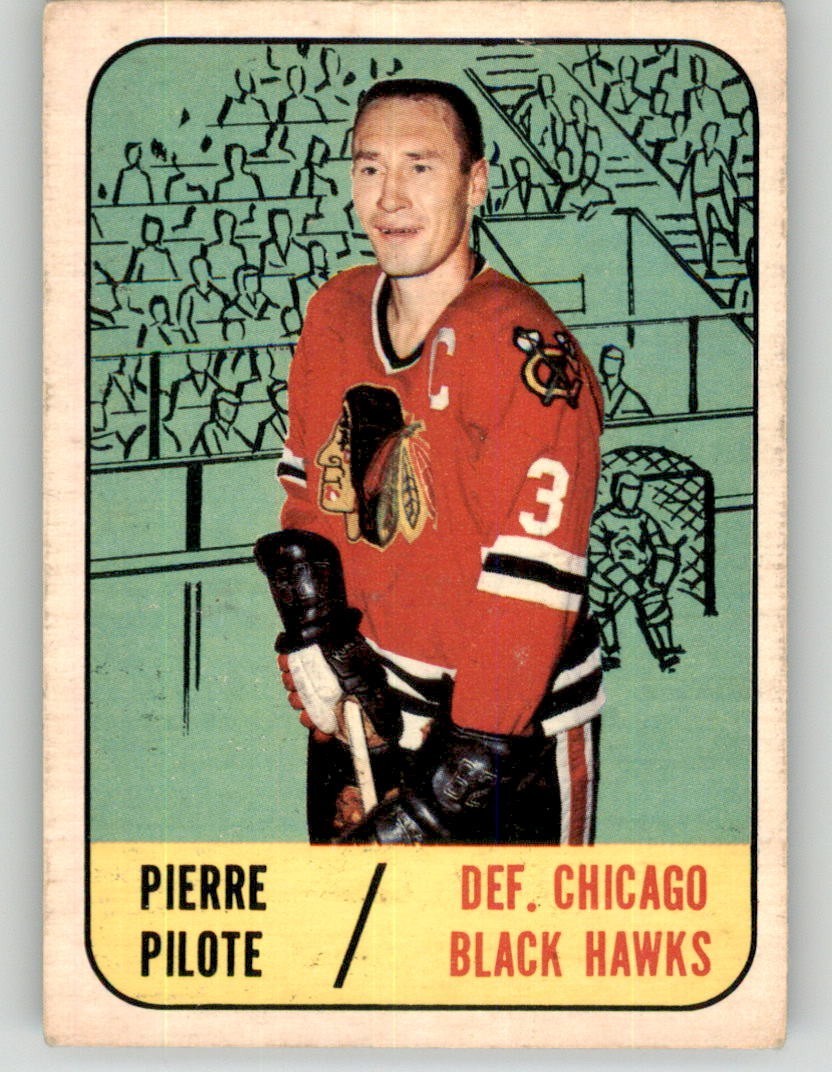 1967-68 Topps Pierre Pilote #62