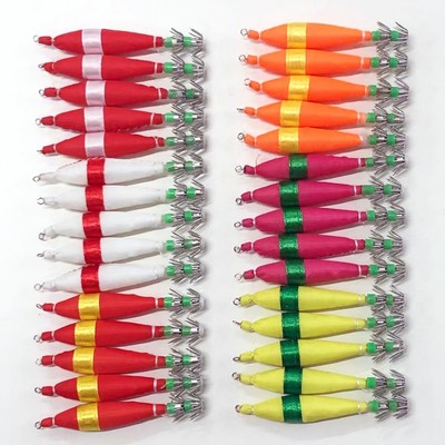 30 Stück Größe 2,5 Floating Suteru (Squid Jigs) für Aori Squid, Swordtip