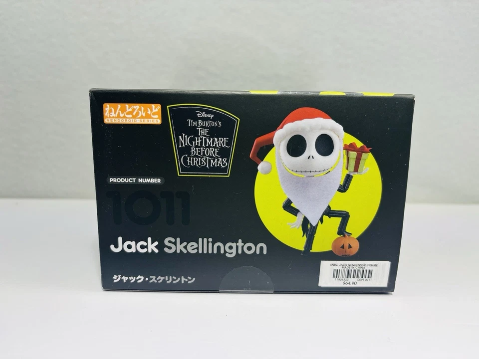 Jack Skellington (Pesadilla antes de Navidad) Nendoroid 1011 BUENA SONRISA NUEVO EN CAJA Foto 3 de 4