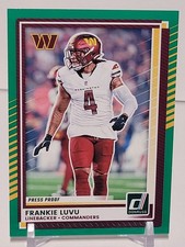 2025 Panini Donruss Green Press Proof #262 Frankie Luvu