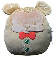 Disney Mickey Mouse Gingerbread Squishmallows Plush 10" Christmas Stuffed Animal