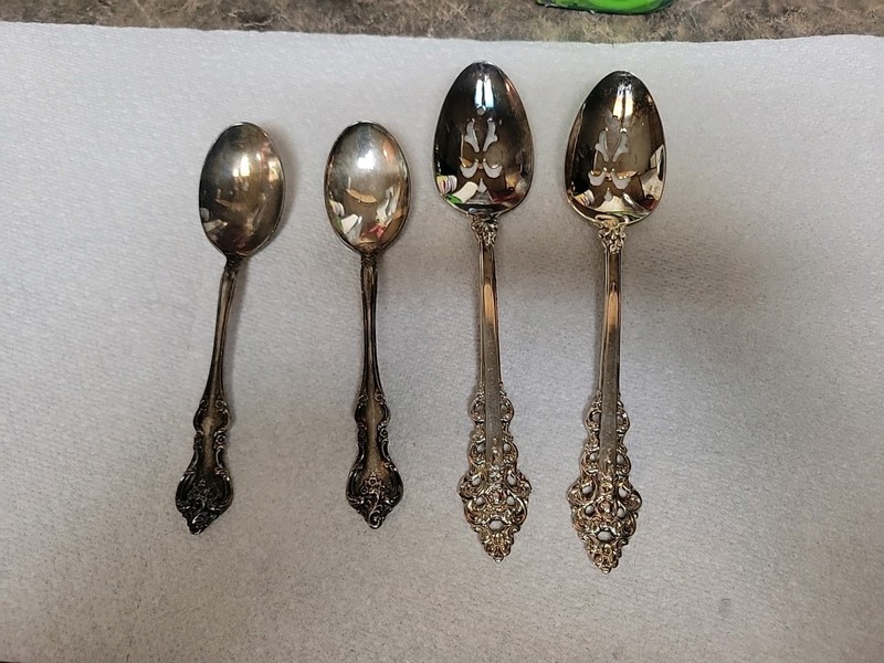 International Silver Silver-plated Spoons Set of 4, Vintage