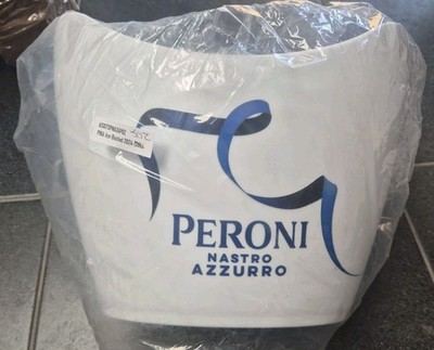 1 Peroni Nastro Azzurro Bier Eiskübel Brandneu Pub Mann Höhle Hausbar 
