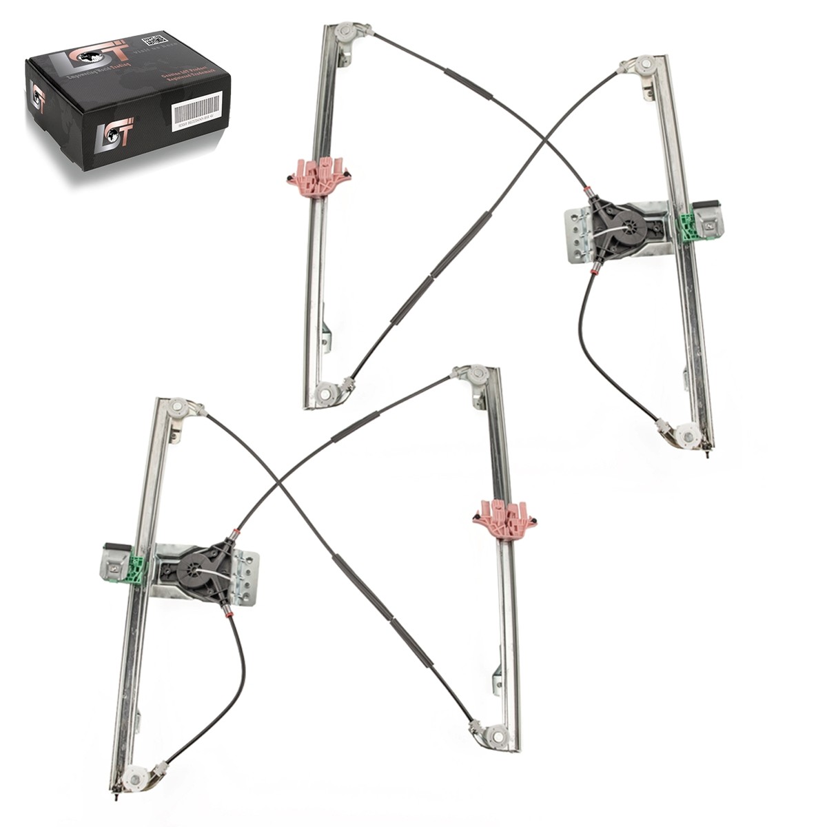 2x Electric Window Lifter Front Left Right for CITROEN JUMPY 2 II