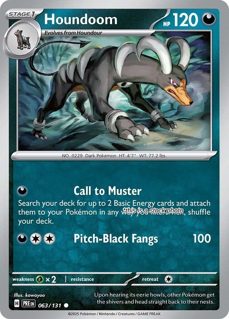 Houndoom Reverse Holofoil [PRE - 063/131]