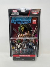 Figura de acción Marvel Legends Series Guardianes de la Galaxia Gamora y Star-Lord