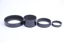 Lot B W Heliopan Germany Metal Screw In Hoods 970/58 960/49 49mm 58mm 40.5mm