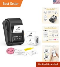 T50M Pro Bluetooth Label Maker Machine with T...