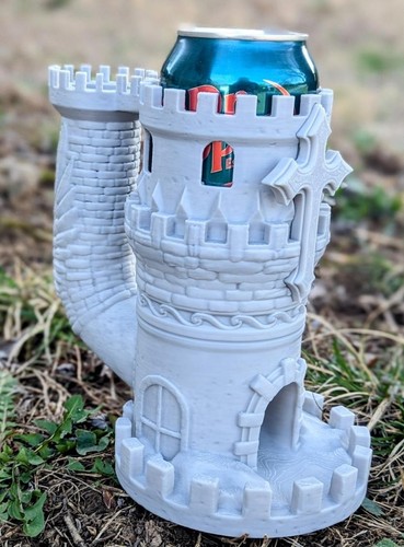 Turm der Tapferen Dosenhalter & Würfelturm 3D gedruckt - Bild 3 von 4