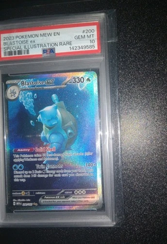 Blastoise EX 200/165 SV Scarlet & Violet 151 PSA 10