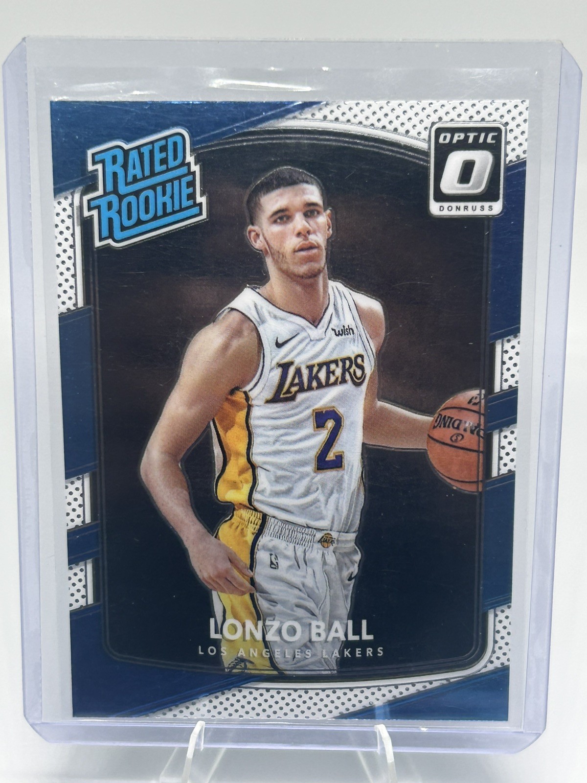 2017-18 Panini Donruss Optic - Rated Rookie Lonzo Ball #199 (RC)