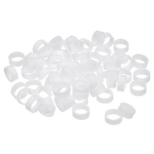 Silicone Rubber Bands Rings 100Pcs Non-slip 12mm Dia 1mm Thick 5mm Width
