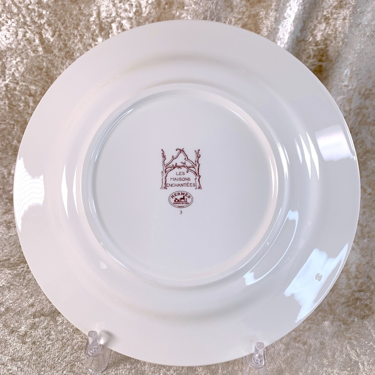 Hermès LES MAISONS ENCHANTÉES デザート皿 6枚 Vintage Hermes