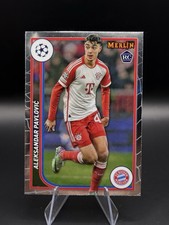 Aleksandar Pavlović 2023-24 Merlin UEFA Club Competitions #42 Rookie Card Bayern. rookie card picture