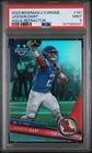 2023 Jaxson Dart Bowman Chrome U RC #191 Aqua Refractor /299 Hot SSP! PSA 9