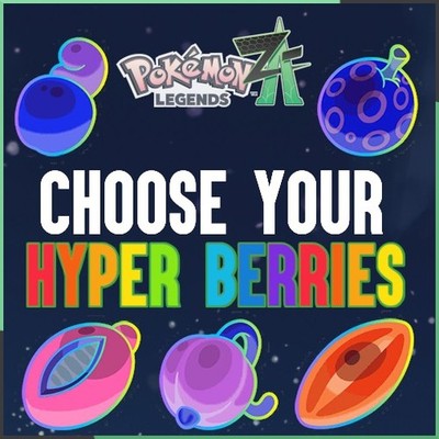 Choose Your Hyper Berries Pokémon Legends Z-A Item Any Berry