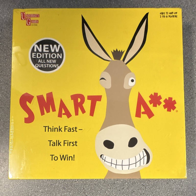 University Games Smart A** Trivia Board Game New Edition 2-6 Players Ages 12+
