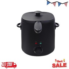 Mainstays 2QT Electric Deep Fryer, Matte Black - Household, 1000W