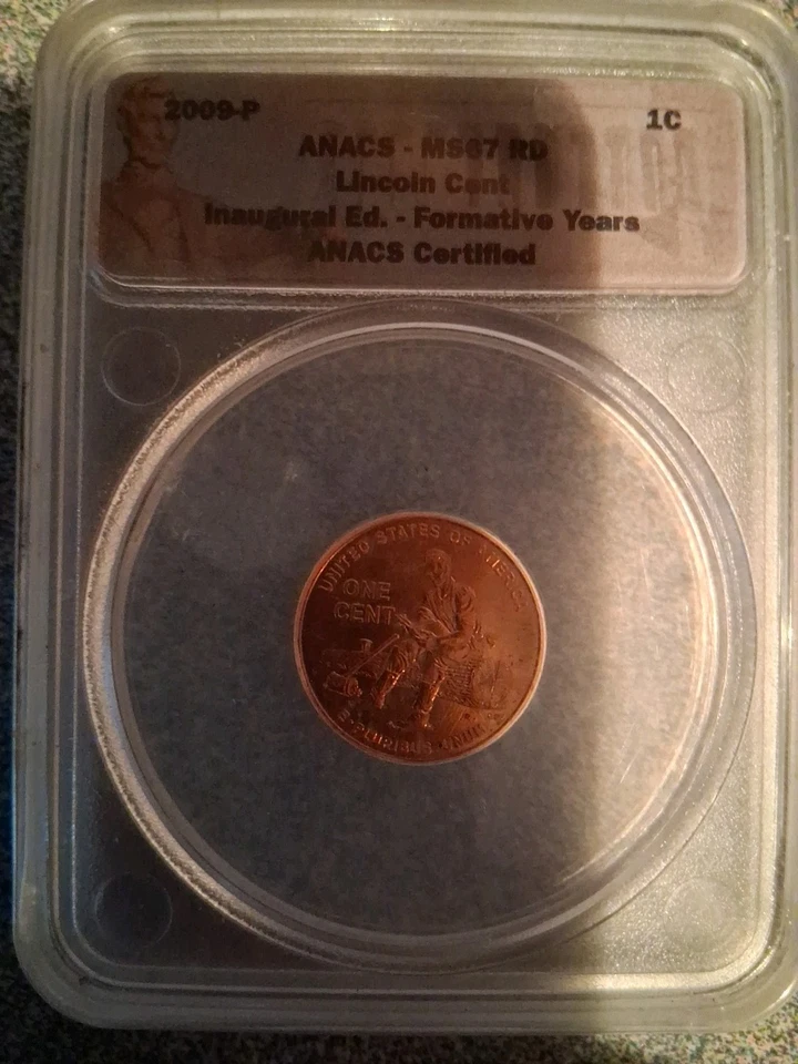 2009 No Mint Mark Lincoln Bicentennial Formative Years Penny Uncirculated - Image 2 of 2