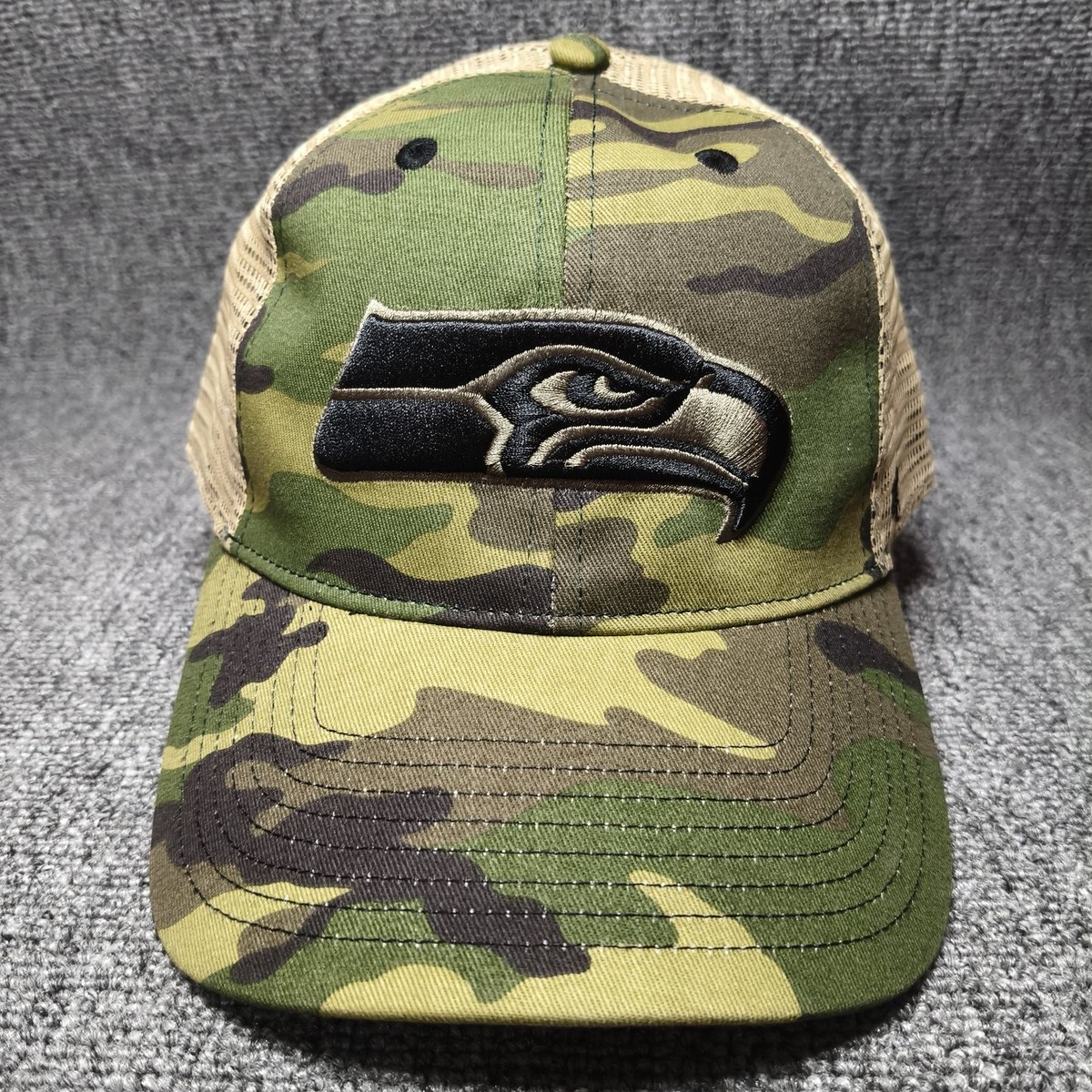 '47 Brand Seattle Seahawks Camo Trucker Hat Snapback