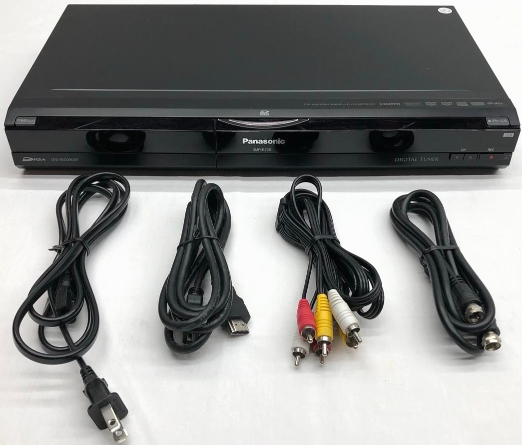 Panasonic DMR-EZ28 DVD Recorder with 1080p Upconversion - Remote Not Included