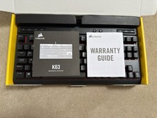 Corsair K63 Mechanical Gaming Keyboard Cherry MX Red Wired LED Backlit UK Layout