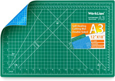 Self Healing Cutting Mat for Craft-Thickened 18Inch X 12Inch Fabric Sewing Mat f
