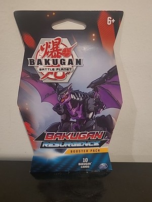 Bakugan, Resurgence Booster Pack, 10 Collectible Trading Cards NEW
