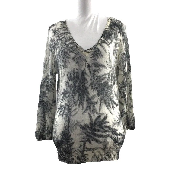 Anthropologie女式尼龙花卉毛衣