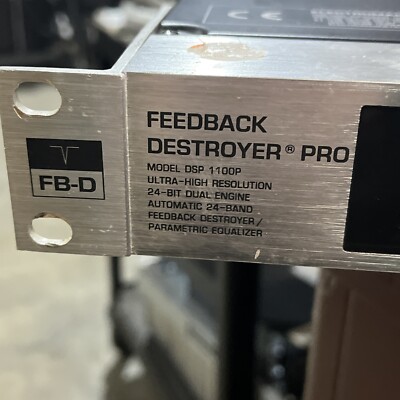 BEHRINGER DSP 1100P FEEDBACK DESTROYER PRO RACK UNIT | eBay