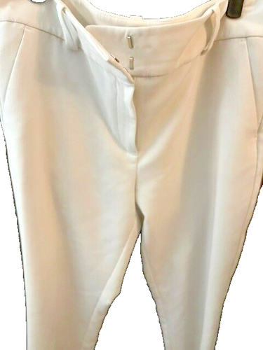 Ann Taylor Factory White Signature Pants 8 - Picture 6 of 6