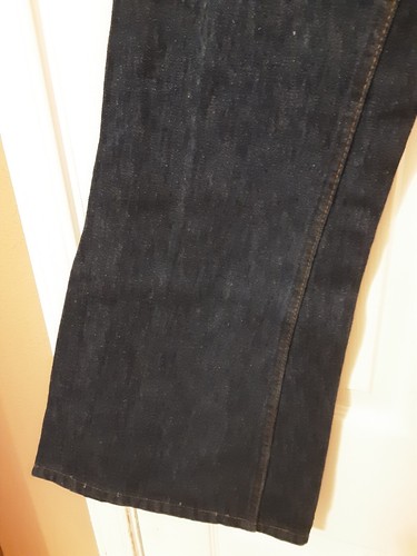 Vintage 70s Levi's Bell Bottom Jeans ~ Orange Tab, Small e~ Dated July, 1975 - Picture 4 of 19
