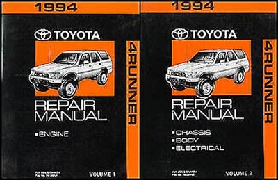 1994 4Runner Reparatur Manuell Set OEM Shop Service Bücher Toyota-Printed
