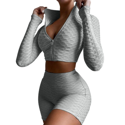 Women's Tracksuit Yoga Fitness Suit Activewear Set Tummy Control Butt Lift Long - Picture 40 of 60