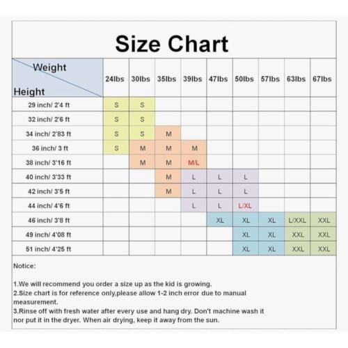 DIVE & SAIL Kids 2.5mm Wetsuit Long Sleeve UV Protection Thermal Swimsuit Medium - Picture 4 of 8