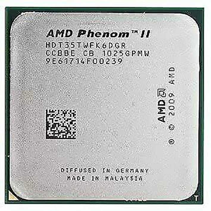 AMD Phenom II X6-1065T X6-1035T X6-1045T X6-1055T AMD Socket AM3 CPU Processor - Image 2 of 4