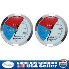 3 Inch Barbecue Thermometer,BBQ Smoker,Grill Thermometer,Smoke Temperature Gauge