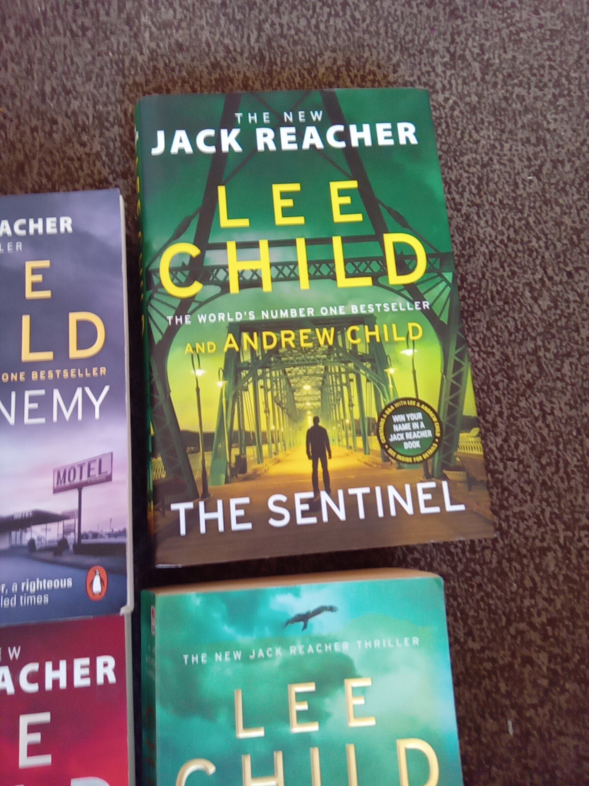 Lee Child Jack Reacher X 7 Paperback Books Plus 1 Hardback Book Bundle