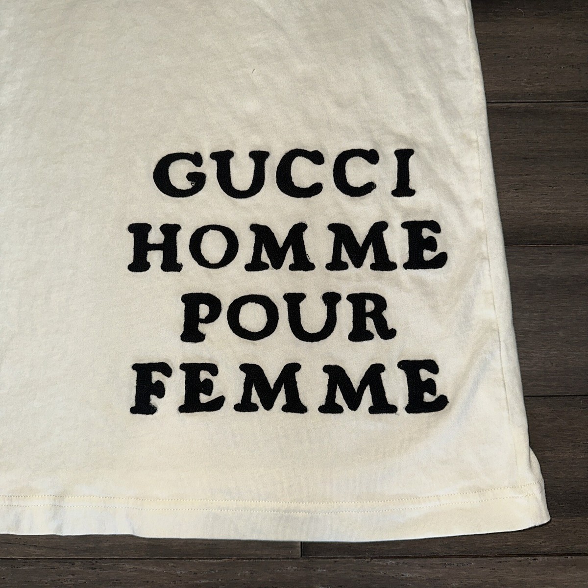 正規品GUCCI グッチHOMME POUR FEMME/TシャツサイズXS GUCCI Made in Italy T-Shirt “Oversized” 