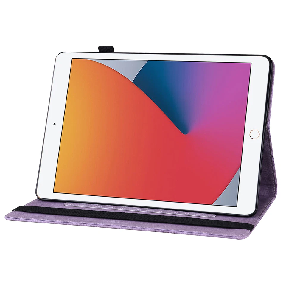 For iPad 10.2“ 9th 8th Gen/Pro 11"/Air/mini Butterfly Leather Smart Case Cover  - Image 4 of 4