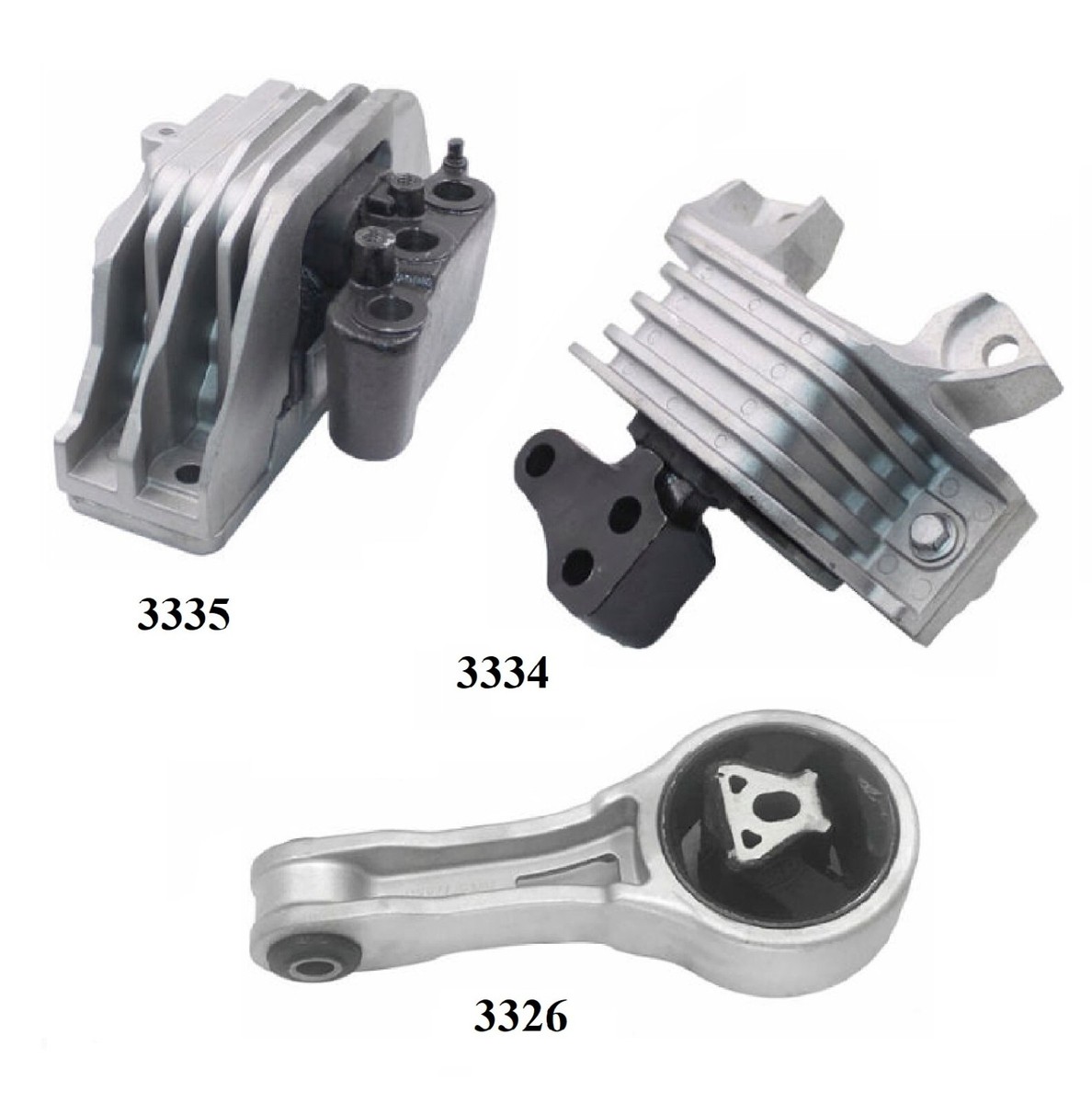 3個のエンジン モーター マウント & トランスミッション マウント