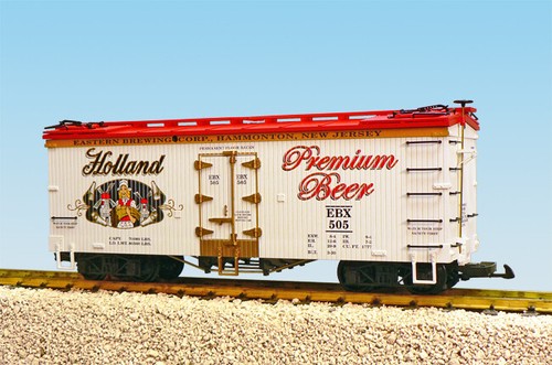 USA Trains Escala G 16414 Holland Premium Cerveza Blanco/Rojo Reefer | Zustand: New
