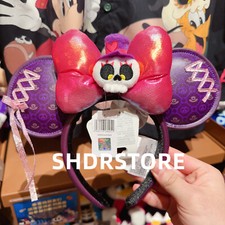 Disney authentic pirates of the caribbean Minnie mouse ear Headband shanghai