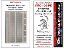 MC1-PK PARTS KITS for Lesson Plans for Mr Circuit Science Basic Electronics