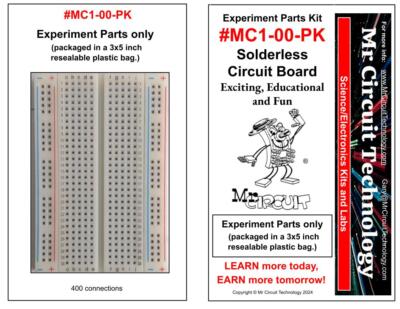 MC1-PK PARTS KITS for Lesson Plans for Mr Circuit Science Basic Electronics