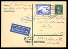Zeppelin 1928, America Flight on Postal Stationery Card 7.10.28, Winner 21 A